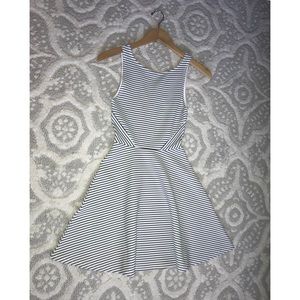 Striped Skater Dress